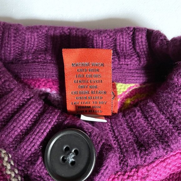 Missoni for Target Girls Chevron Knit Cape Sweater Purple Pink Size XL 4T–5T - Picture 6 of 6